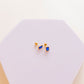 Screwback Stud Earrings - Madison Sapphire - Shop LINNY CO
