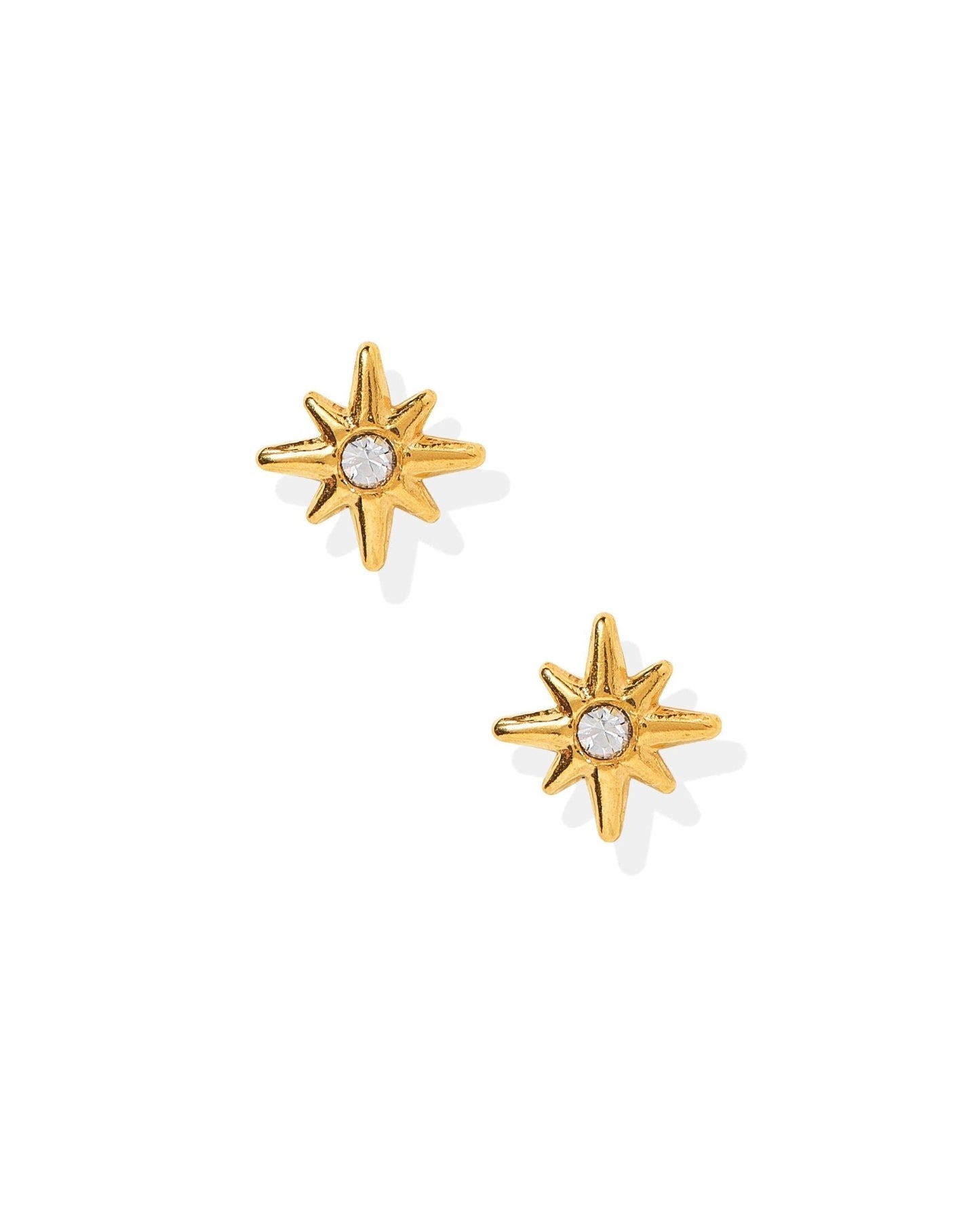 Screwback Stud Earrings - Mary CZ Star - Shop LINNY CO