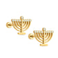 Screwback Stud Earrings - Menorah - Shop LINNY CO