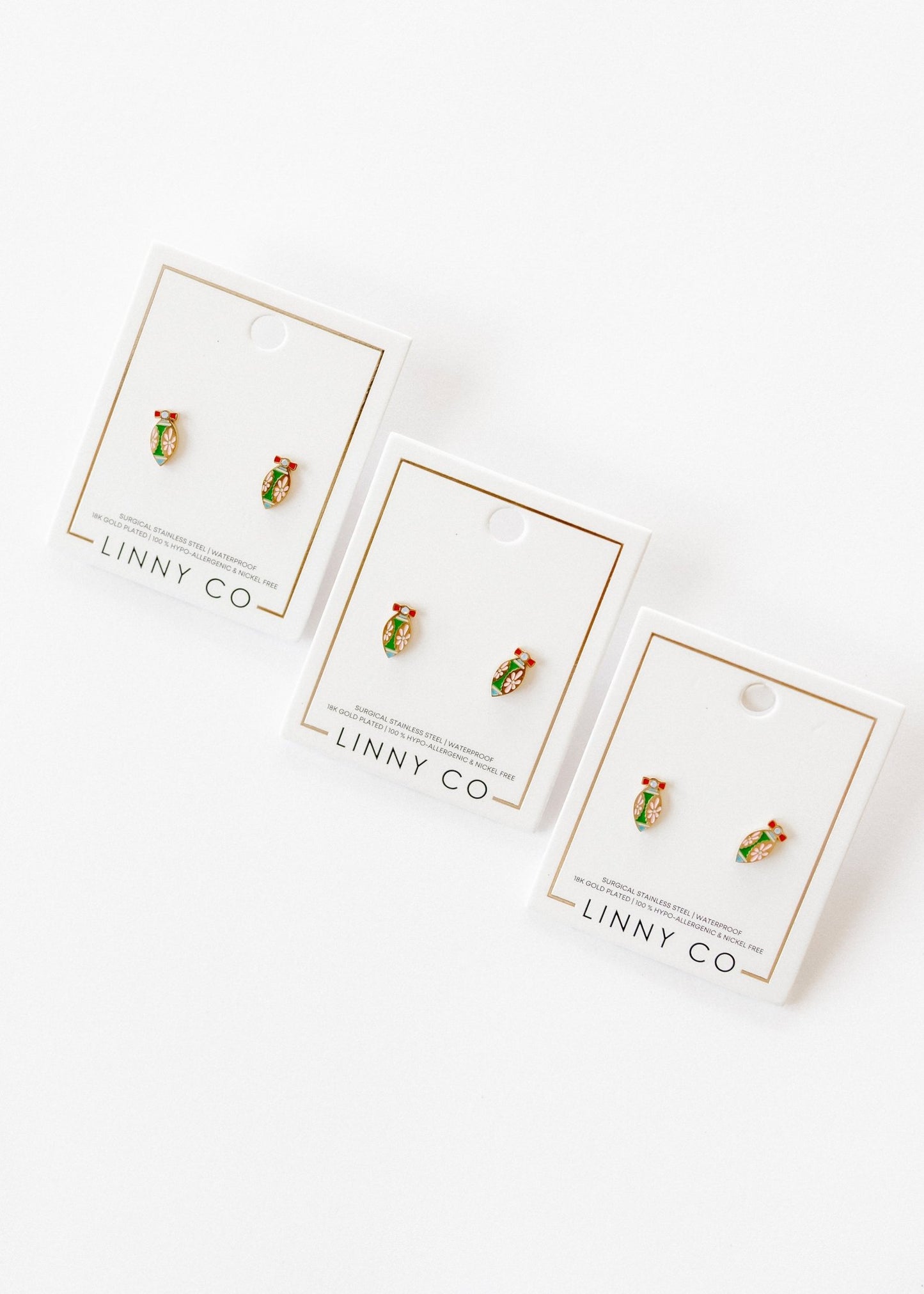 Screwback Stud Earrings - Merritt Ornament - Shop LINNY CO