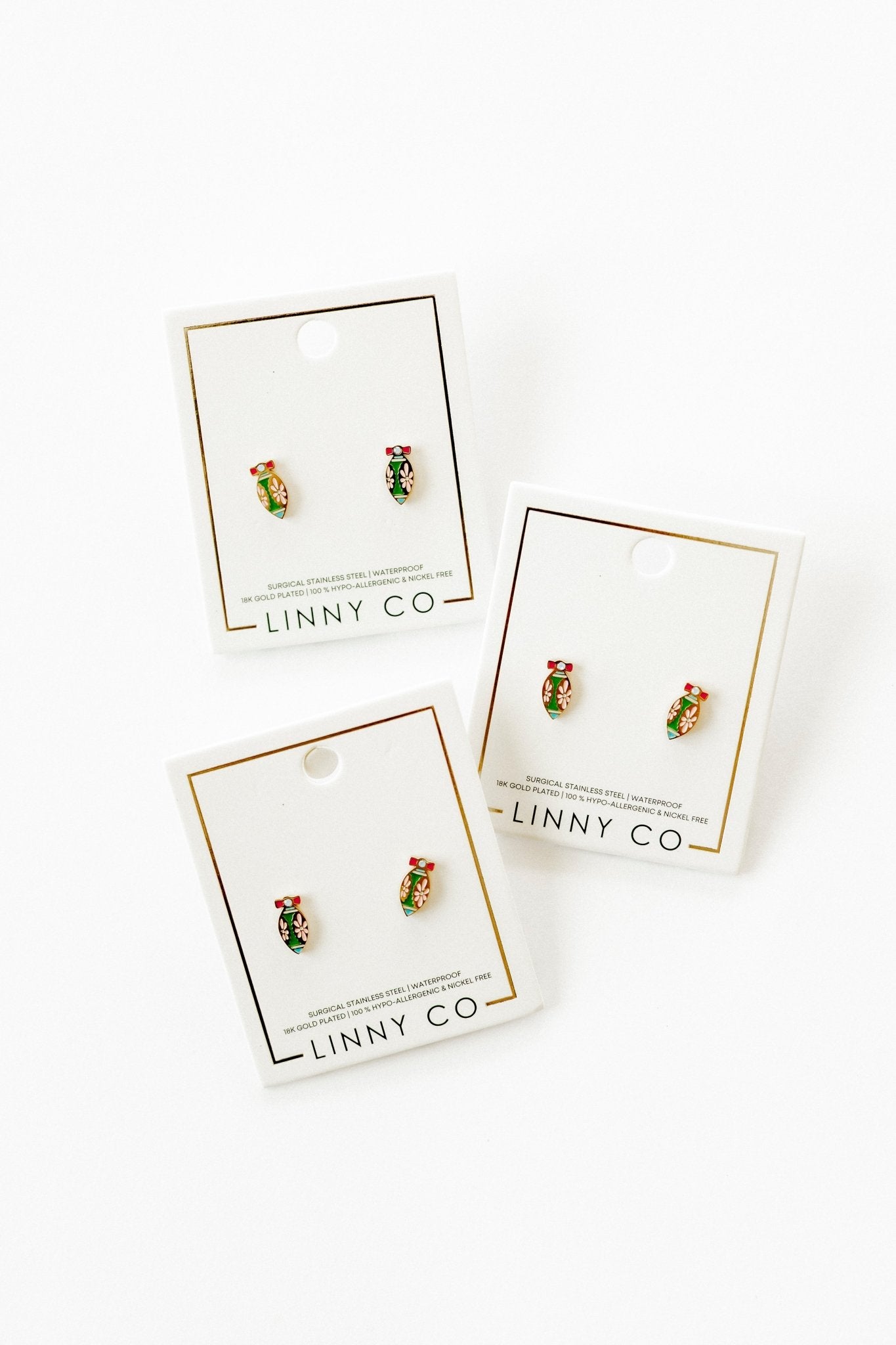 Screwback Stud Earrings - Merritt Ornament - Shop LINNY CO