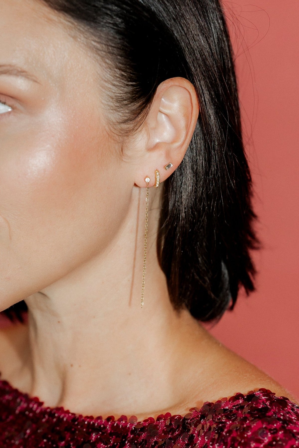 Screwback Stud Earrings - Micro Amber - Shop LINNY CO