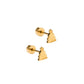 Screwback Stud Earrings - Micro Christmas Tree - Shop LINNY CO