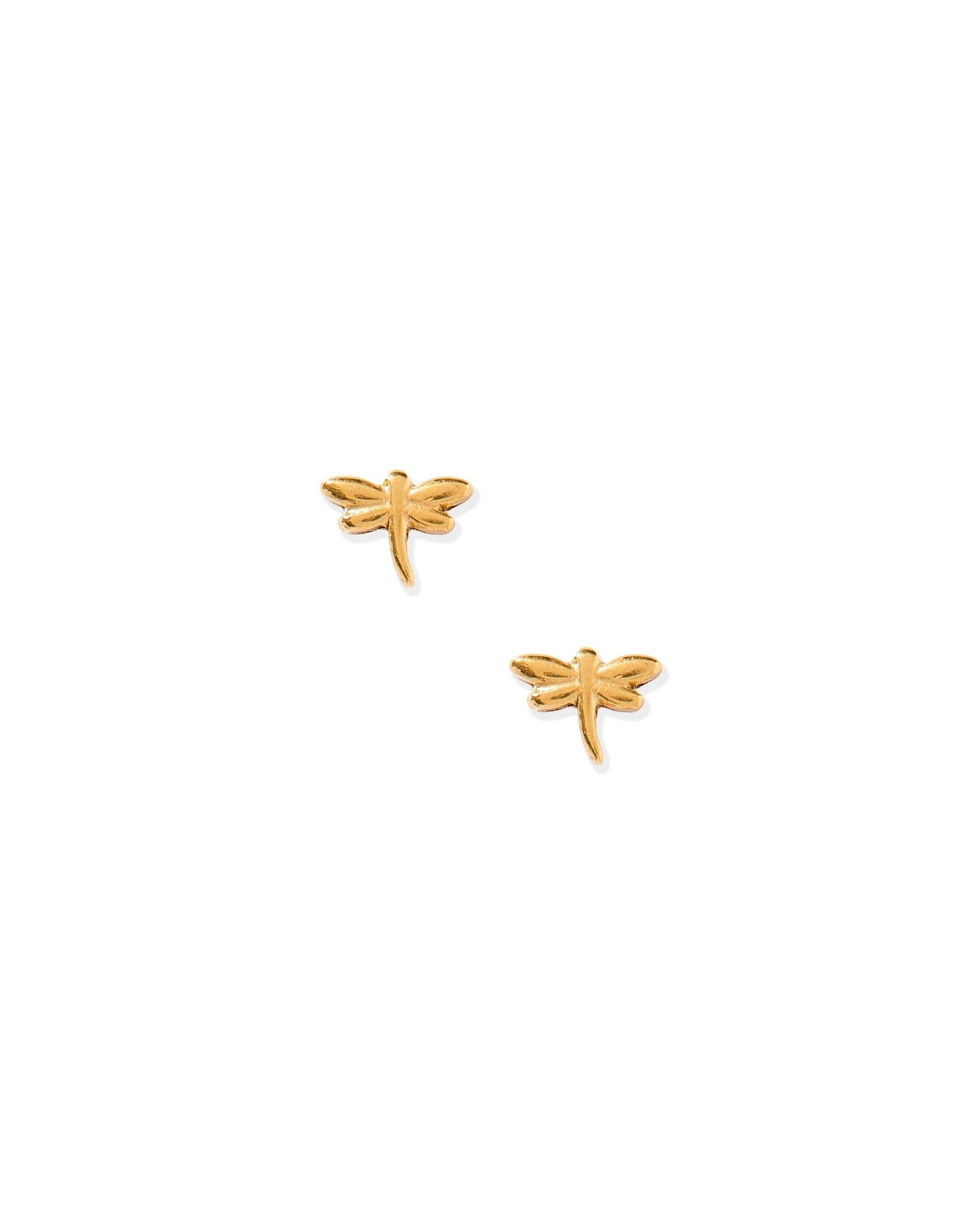 Screwback Stud Earrings - Micro Dragonfly - Shop LINNY CO