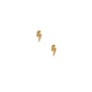 Screwback Stud Earrings - Micro Lightening Bolt - Shop LINNY CO
