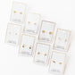 Screwback Stud Earrings - Micro Tally Gold - Shop LINNY CO