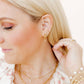 Screwback Stud Earrings - Micro Tally Gold - Shop LINNY CO