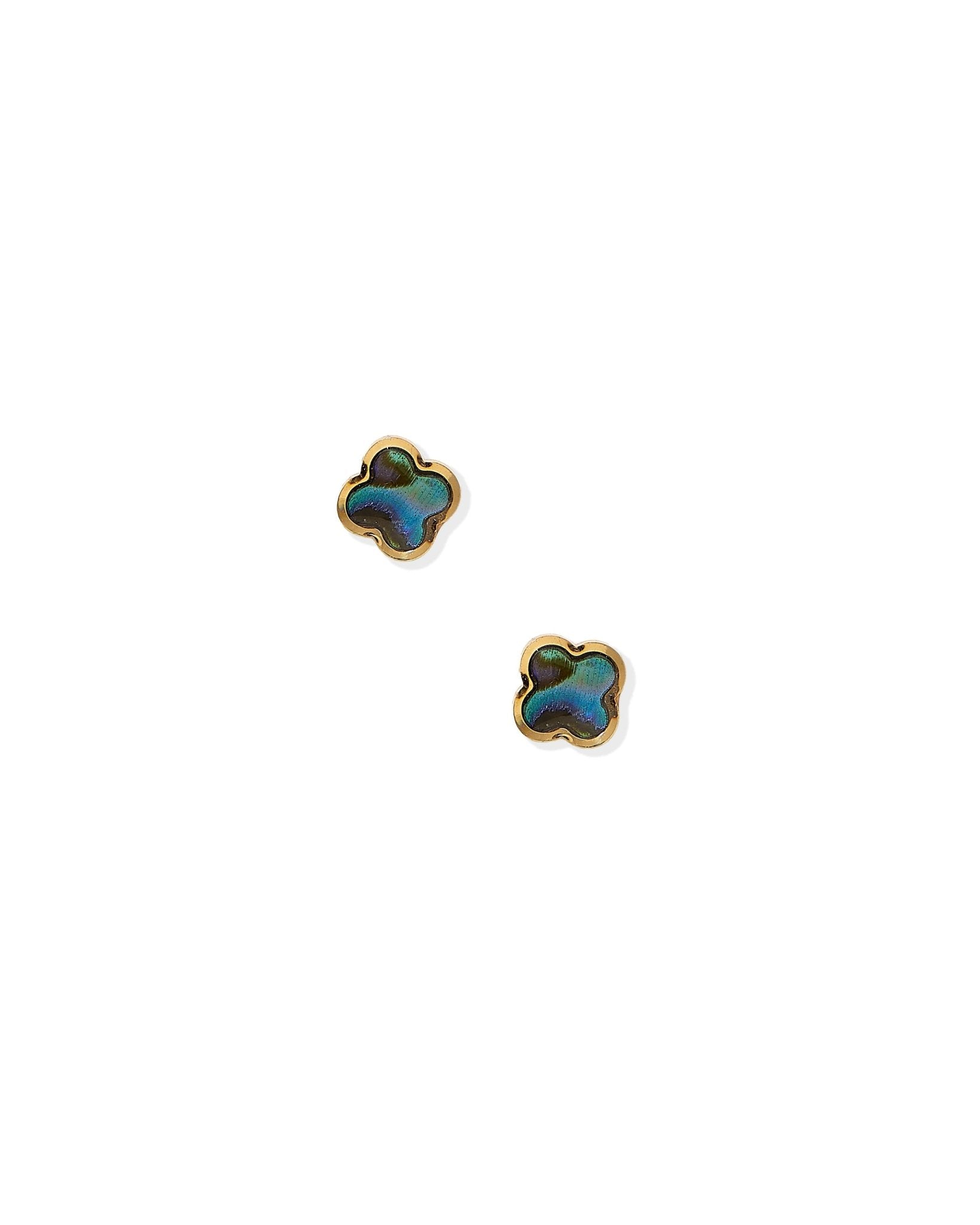 Screwback Stud Earrings - Midnight Clover - Shop LINNY CO