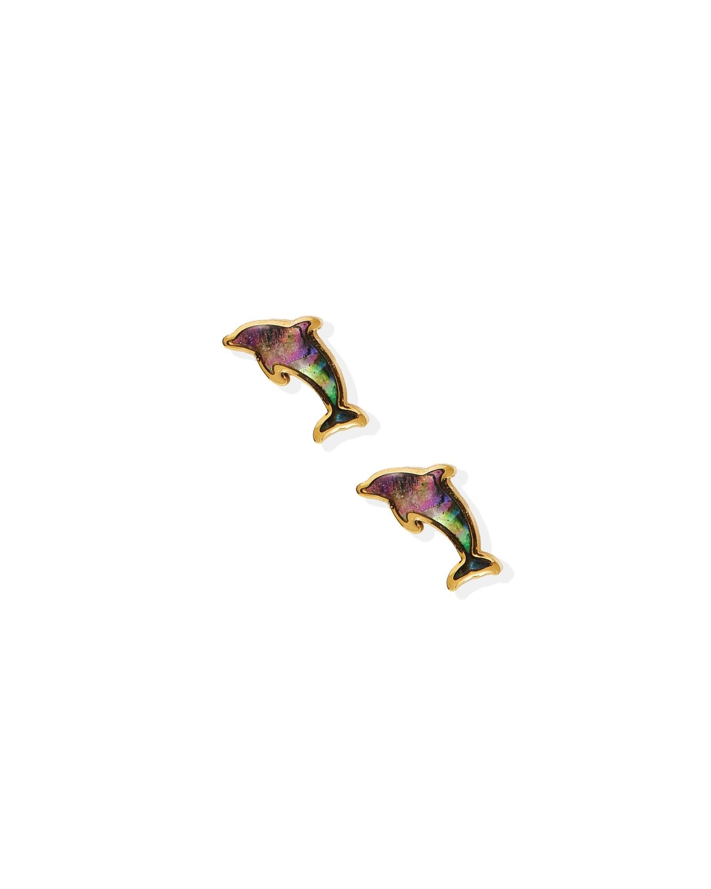 Screwback Stud Earrings - Midnight Dolphin - Shop LINNY CO