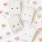Screwback Stud Earrings - Millie Heart - Shop LINNY CO