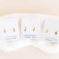 Screwback Stud Earrings - Millie Heart - Shop LINNY CO