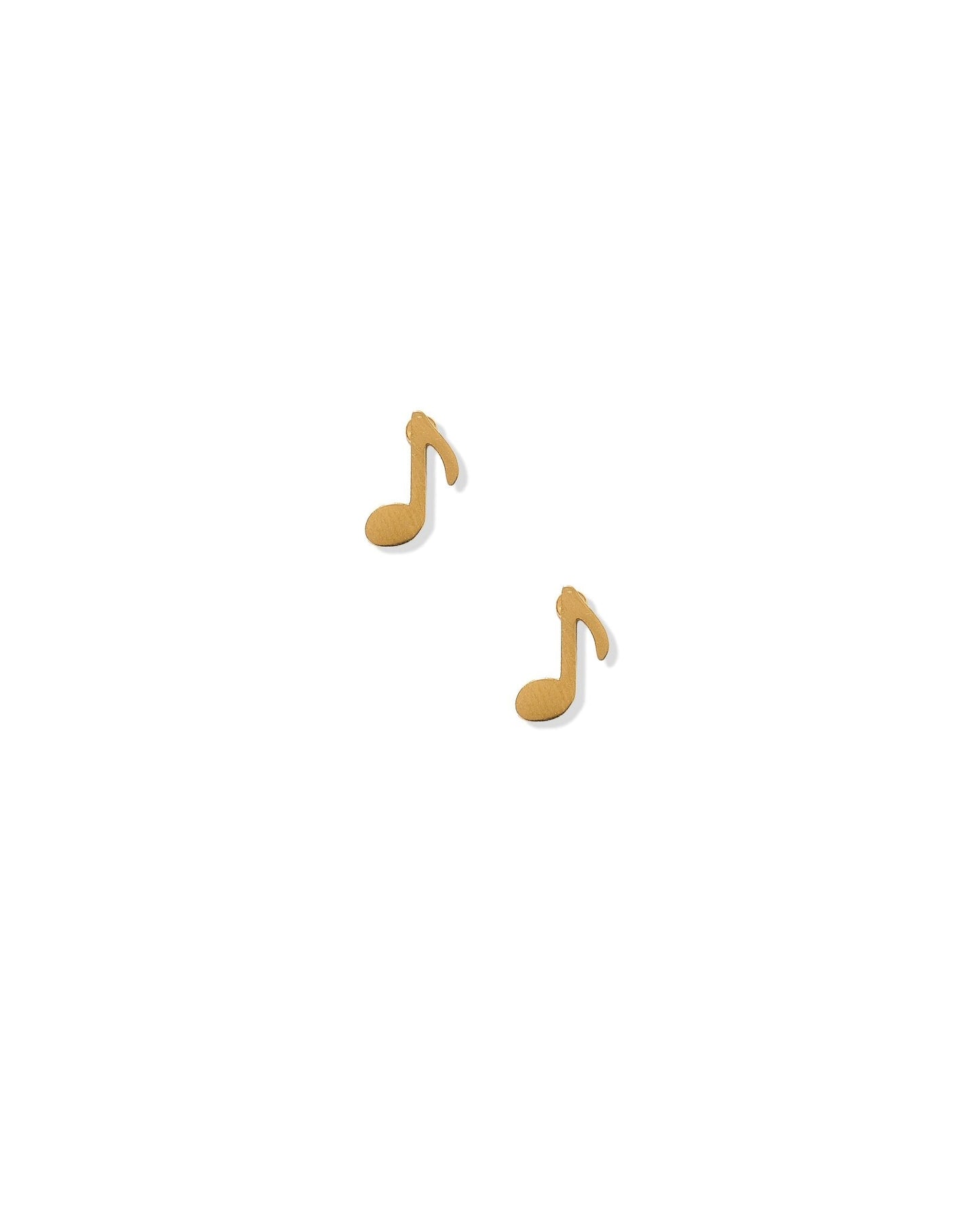 Screwback Stud Earrings - Music Note - Shop LINNY CO