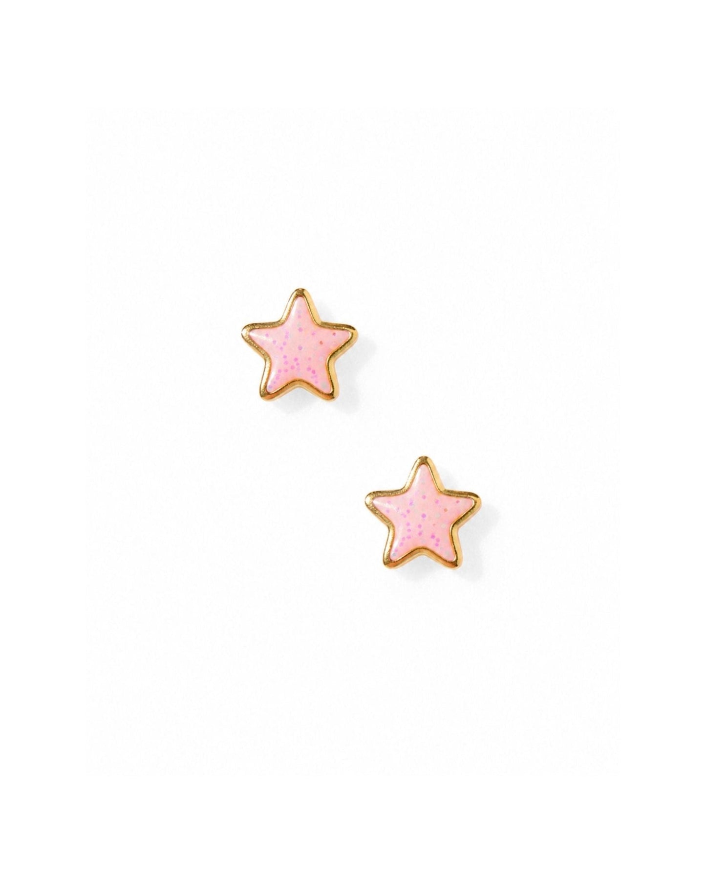 Screwback Stud Earrings - Nora Star Pink - Shop LINNY CO
