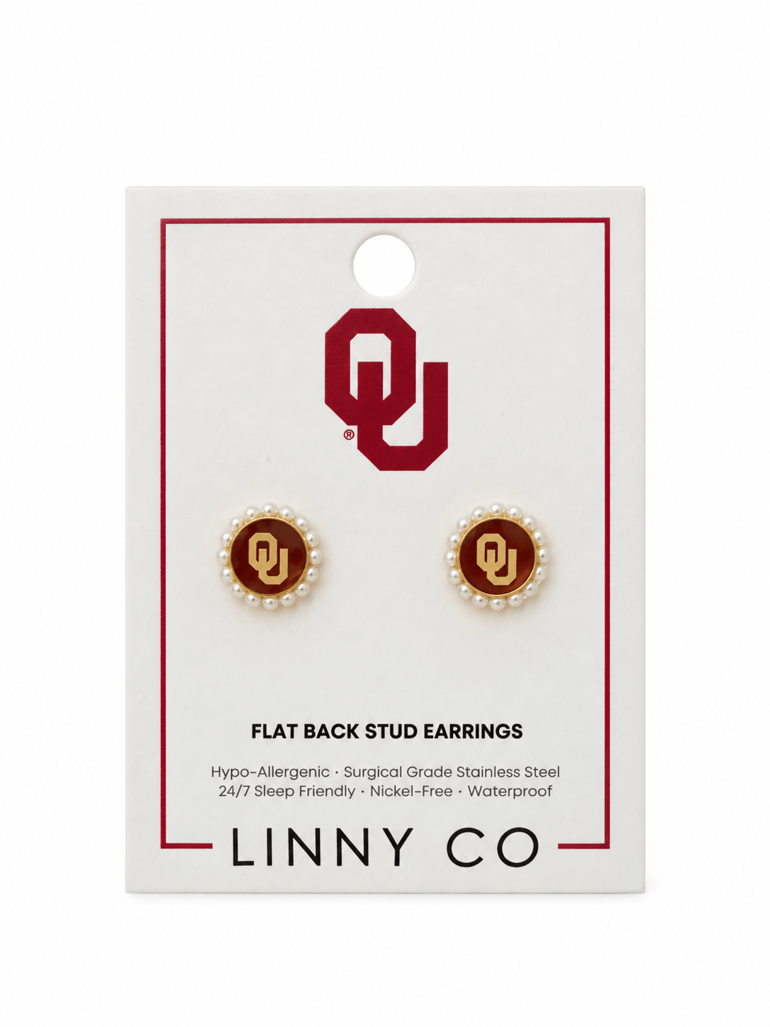 Screwback Stud Earrings - Oklahoma Alice Gold - Shop LINNY CO