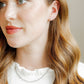 Screwback Stud Earrings - Paloma Pear Silver - Shop LINNY CO