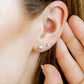 Screwback Stud Earrings - Payton Pearl Blue 3mm - Shop LINNY CO