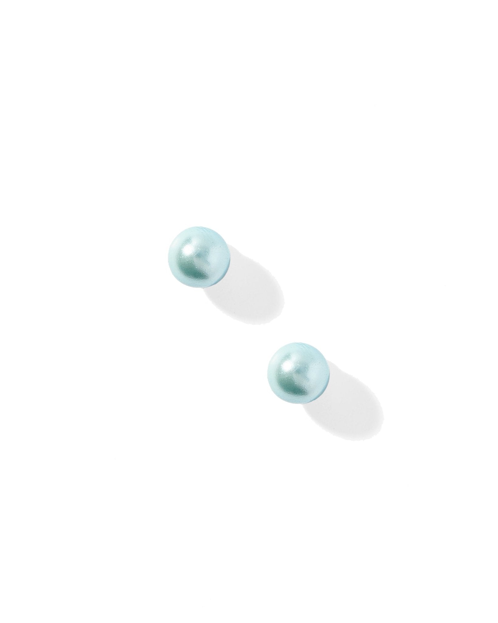 Screwback Stud Earrings - Payton Pearl Blue 5mm - Shop LINNY CO