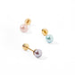 Screwback Stud Earrings - Payton Pearl Gray 5mm - Shop LINNY CO