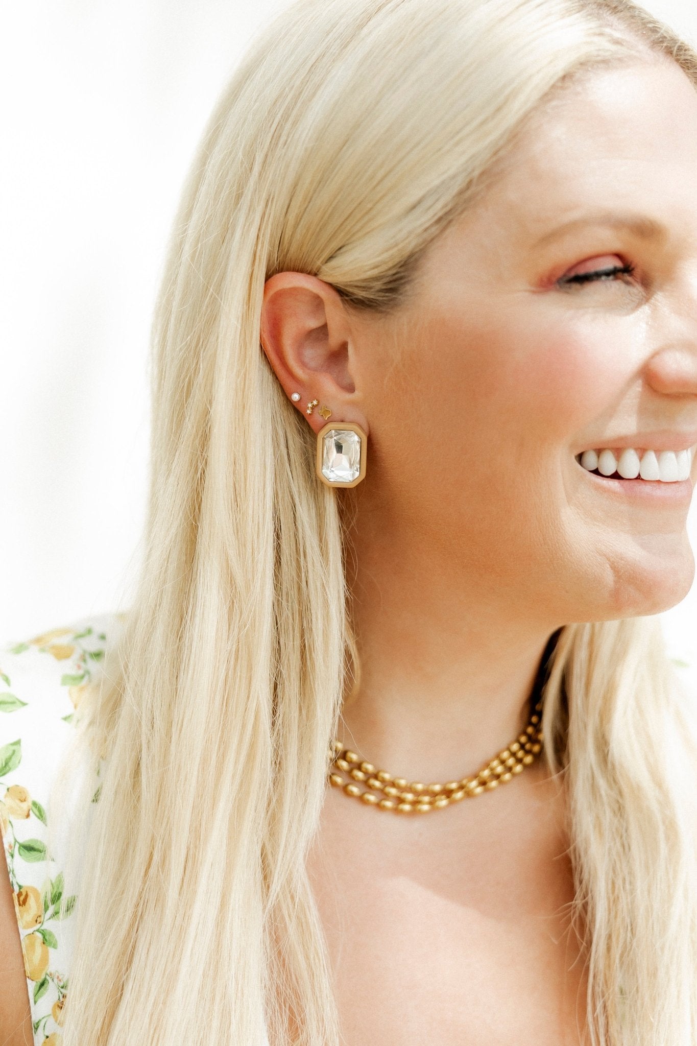 Screwback Stud Earrings - Payton Pearl White 3mm - Shop LINNY CO