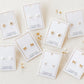 Screwback Stud Earrings - Payton Pearl White 5mm - Shop LINNY CO