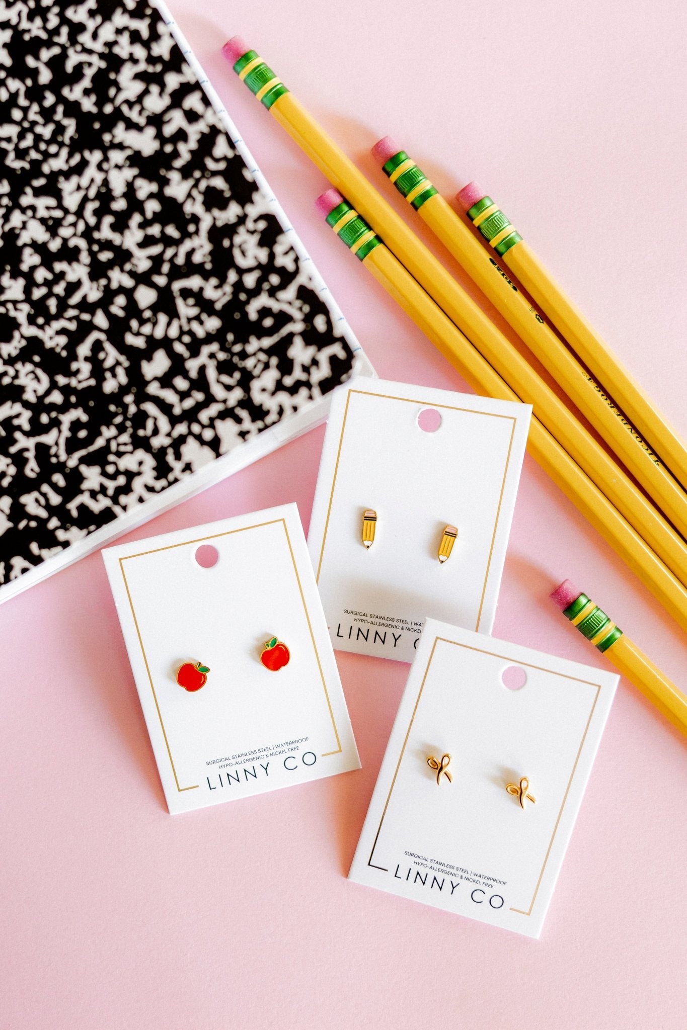 Screwback Stud Earrings - Pencil - Shop LINNY CO