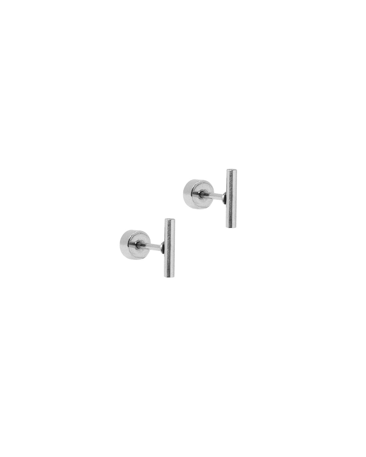 Screwback Stud Earrings - Perry Silver - Shop LINNY CO