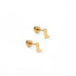 Screwback Stud Earrings - Petite Cowgirl Boot - Shop LINNY CO