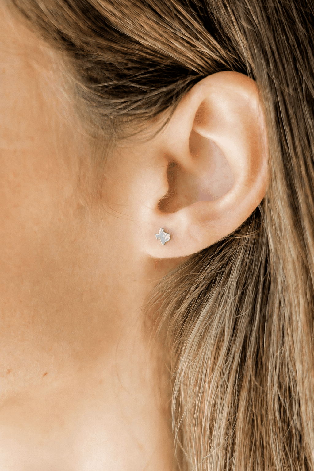 Screwback Stud Earrings - Petite Texas Silver - Shop LINNY CO