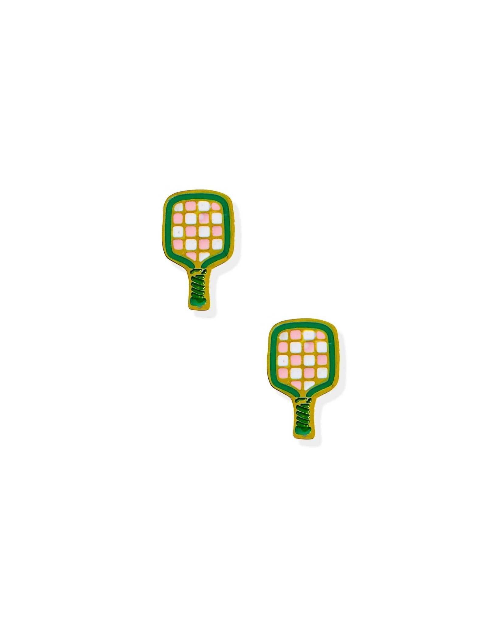Screwback Stud Earrings - Pickleball - Shop LINNY CO