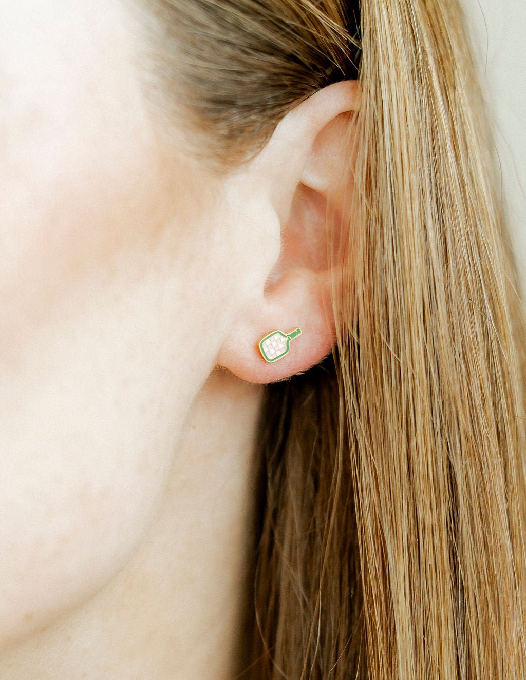 Screwback Stud Earrings - Pickleball - Shop LINNY CO