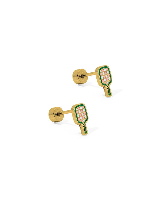 Screwback Stud Earrings - Pickleball - Shop LINNY CO