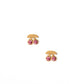 Screwback Stud Earrings - Pink Cherry - Shop LINNY CO