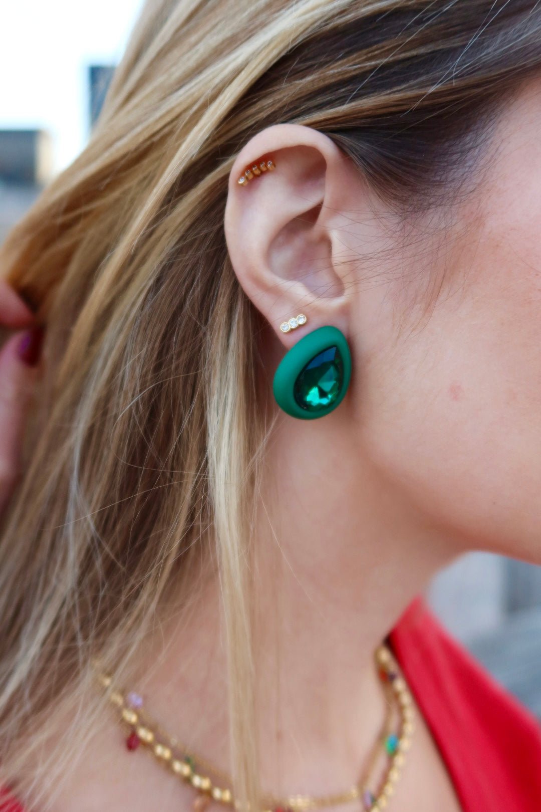 Screwback Stud Earrings - Poppy - Shop LINNY CO