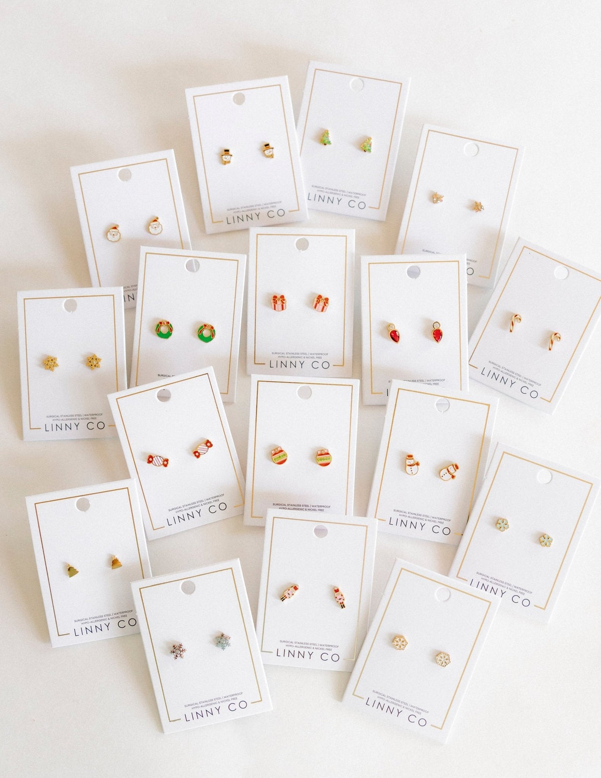 Screwback Stud Earrings - Reindeer - Shop LINNY CO