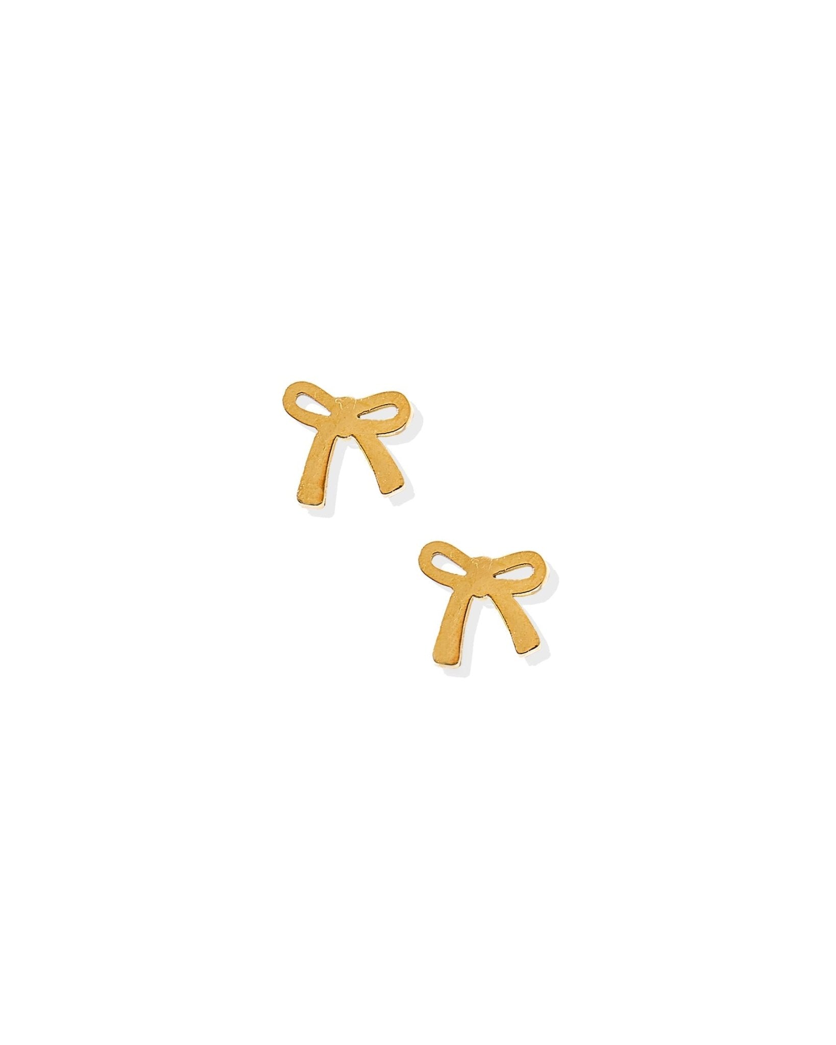 Screwback Stud Earrings - Ruby Bow - Shop LINNY CO