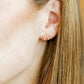 Screwback Stud Earrings - Sadie Bow Light Pink - Shop LINNY CO
