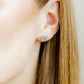 Screwback Stud Earrings - Sadie Bow True Blue - Shop LINNY CO