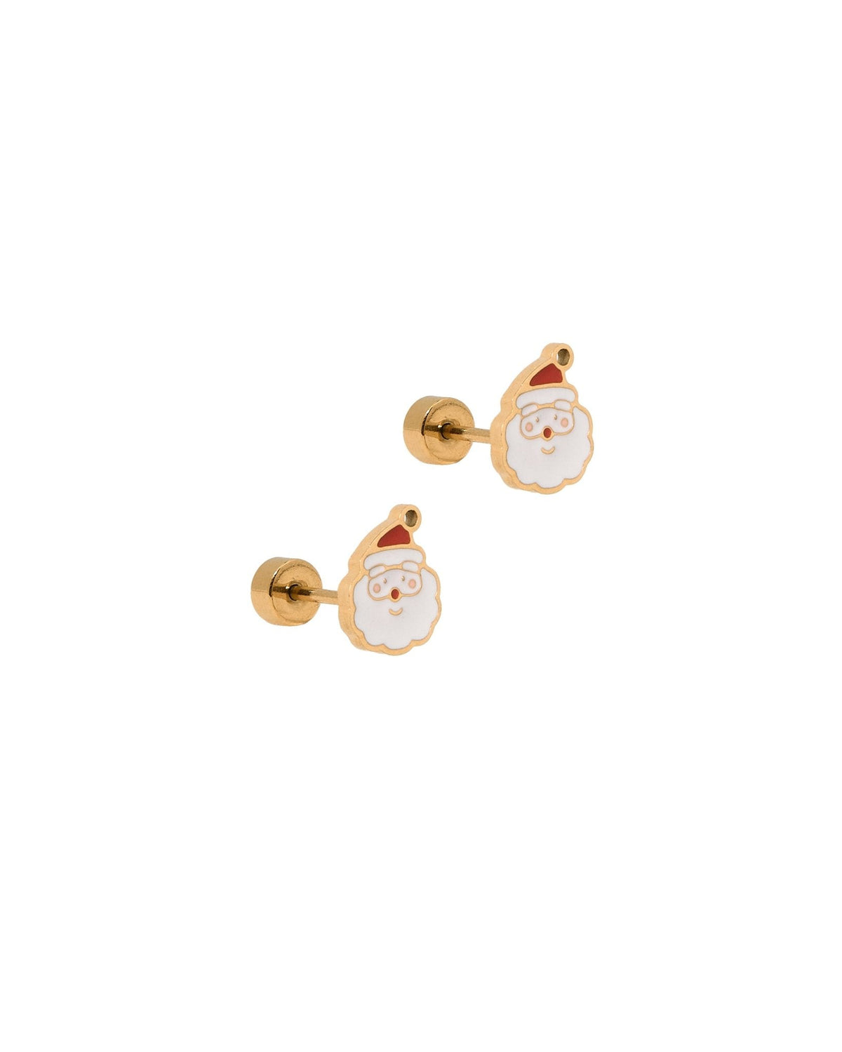 Screwback Stud Earrings - Santa - Shop LINNY CO