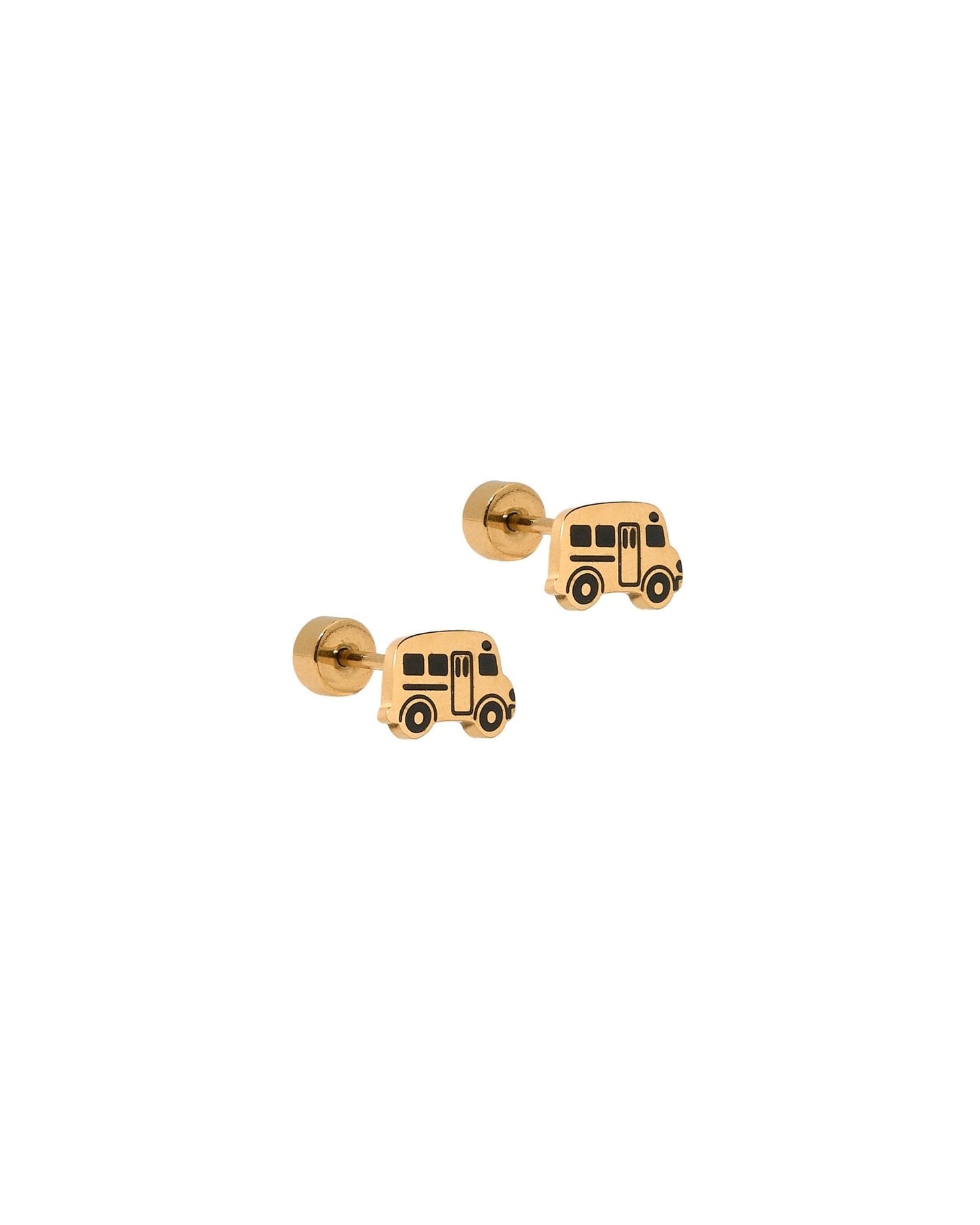 Screwback Stud Earrings - School Bus - Shop LINNY CO
