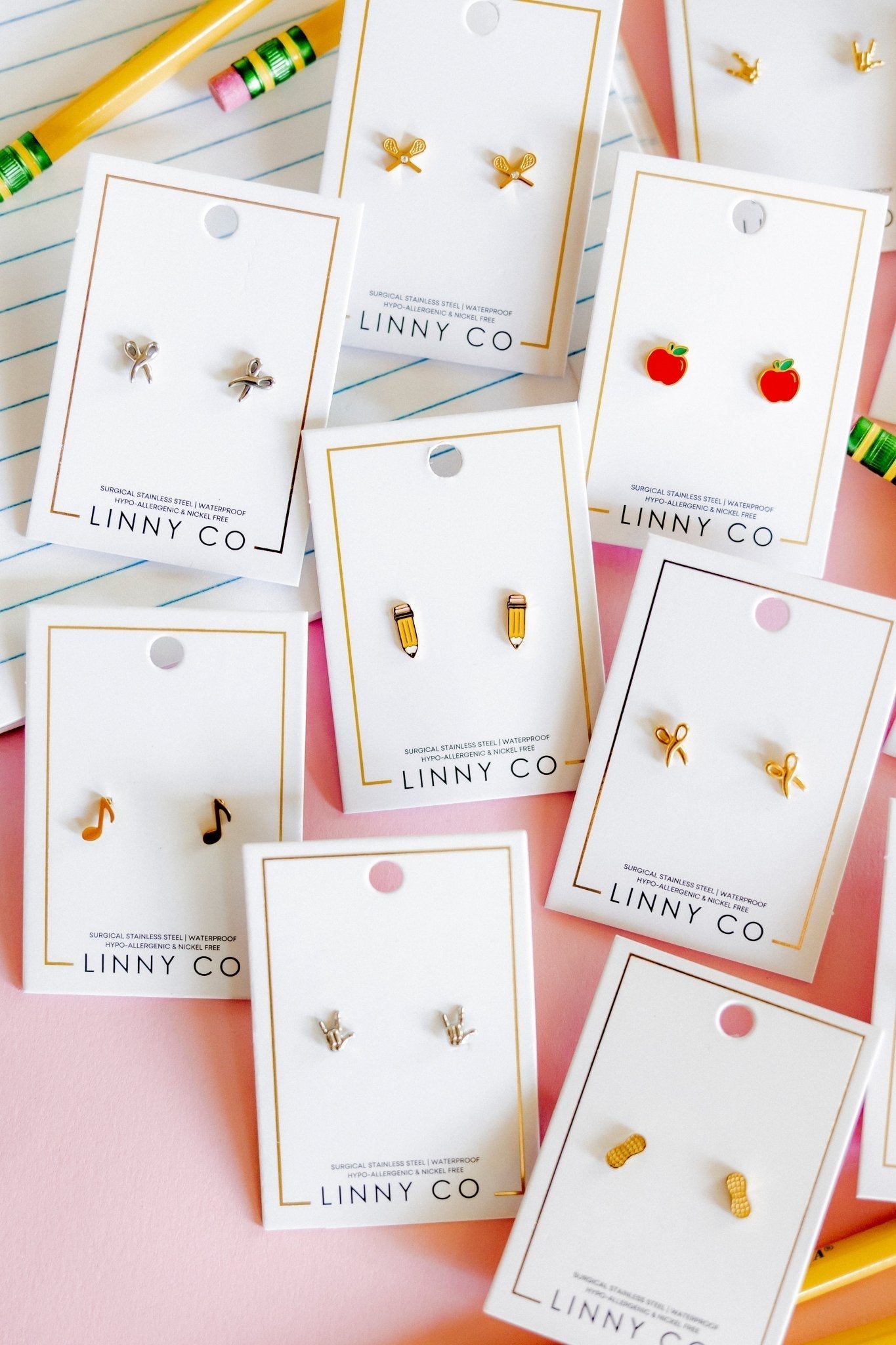 Screwback Stud Earrings - Scissors Silver - Shop LINNY CO