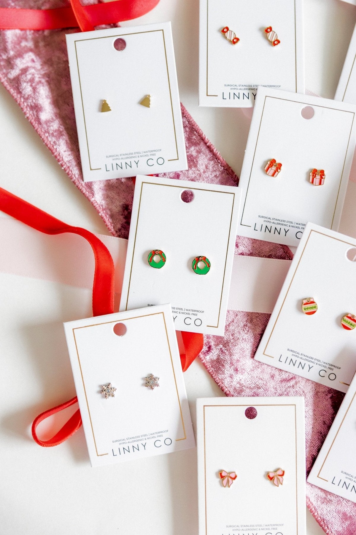 Screwback Stud Earrings - Snowflake Silver - Shop LINNY CO