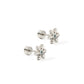 Screwback Stud Earrings - Snowflake - Silver - Shop LINNY CO