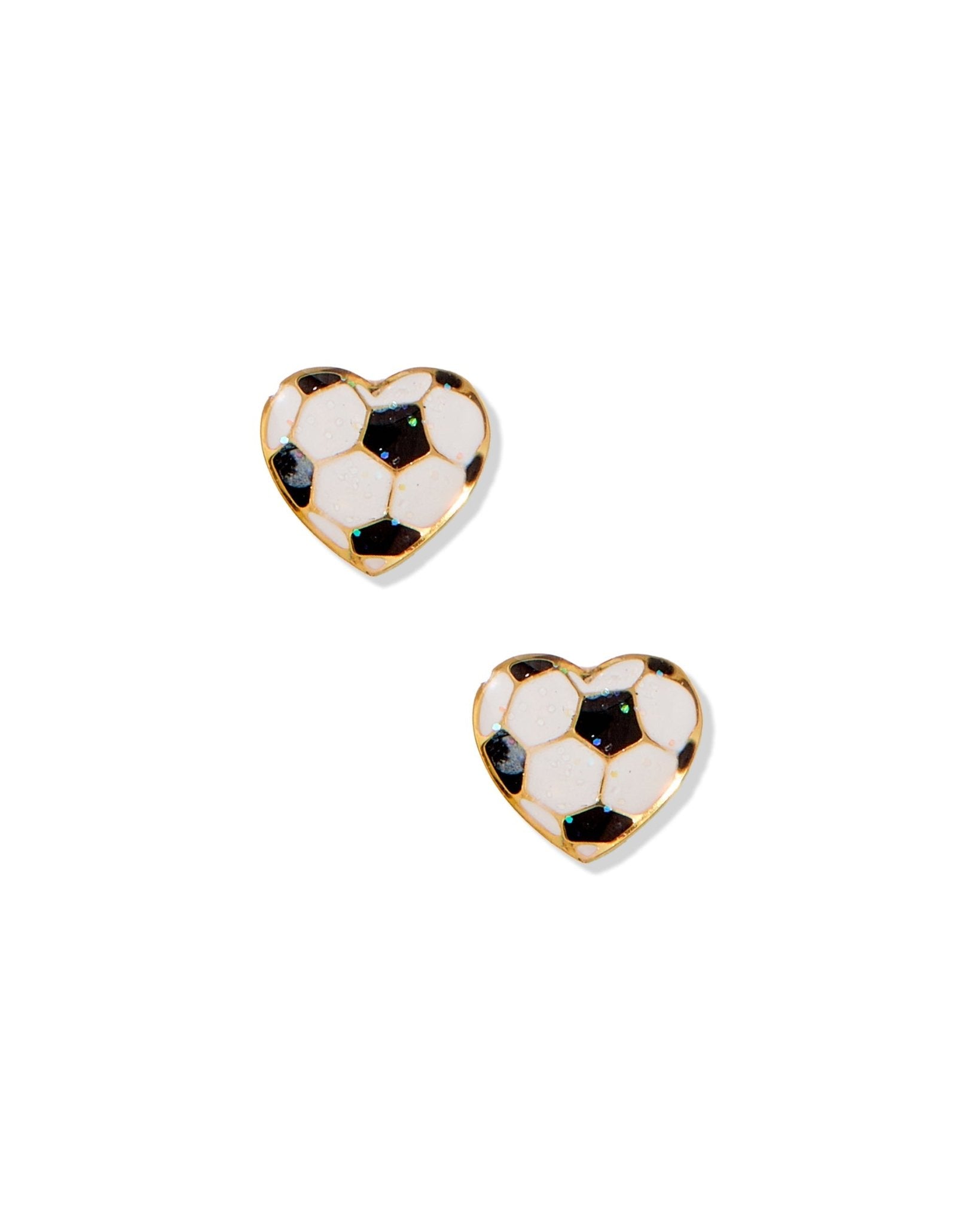 Screwback Stud Earrings - Soccer - Shop LINNY CO