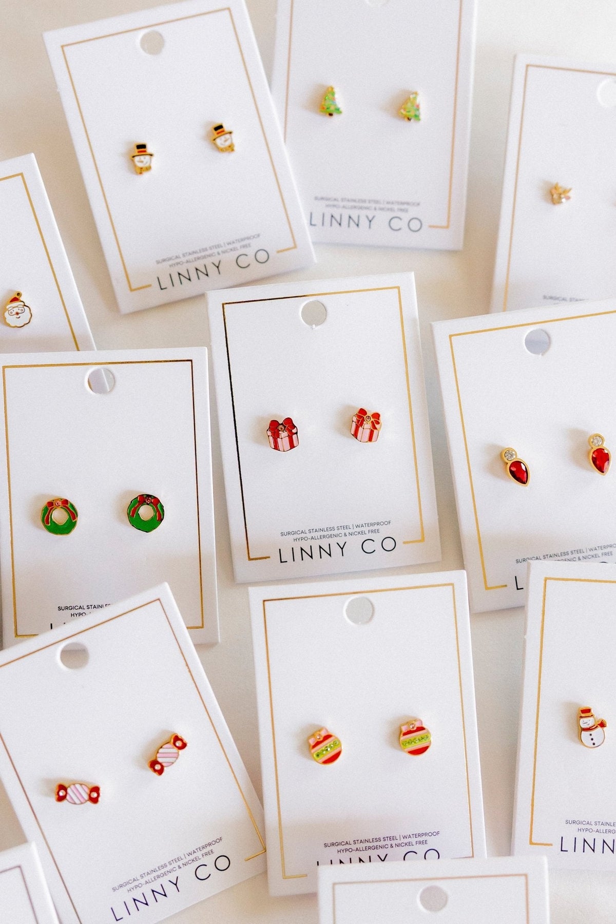 Screwback Stud Earrings - Starla Light - Shop LINNY CO