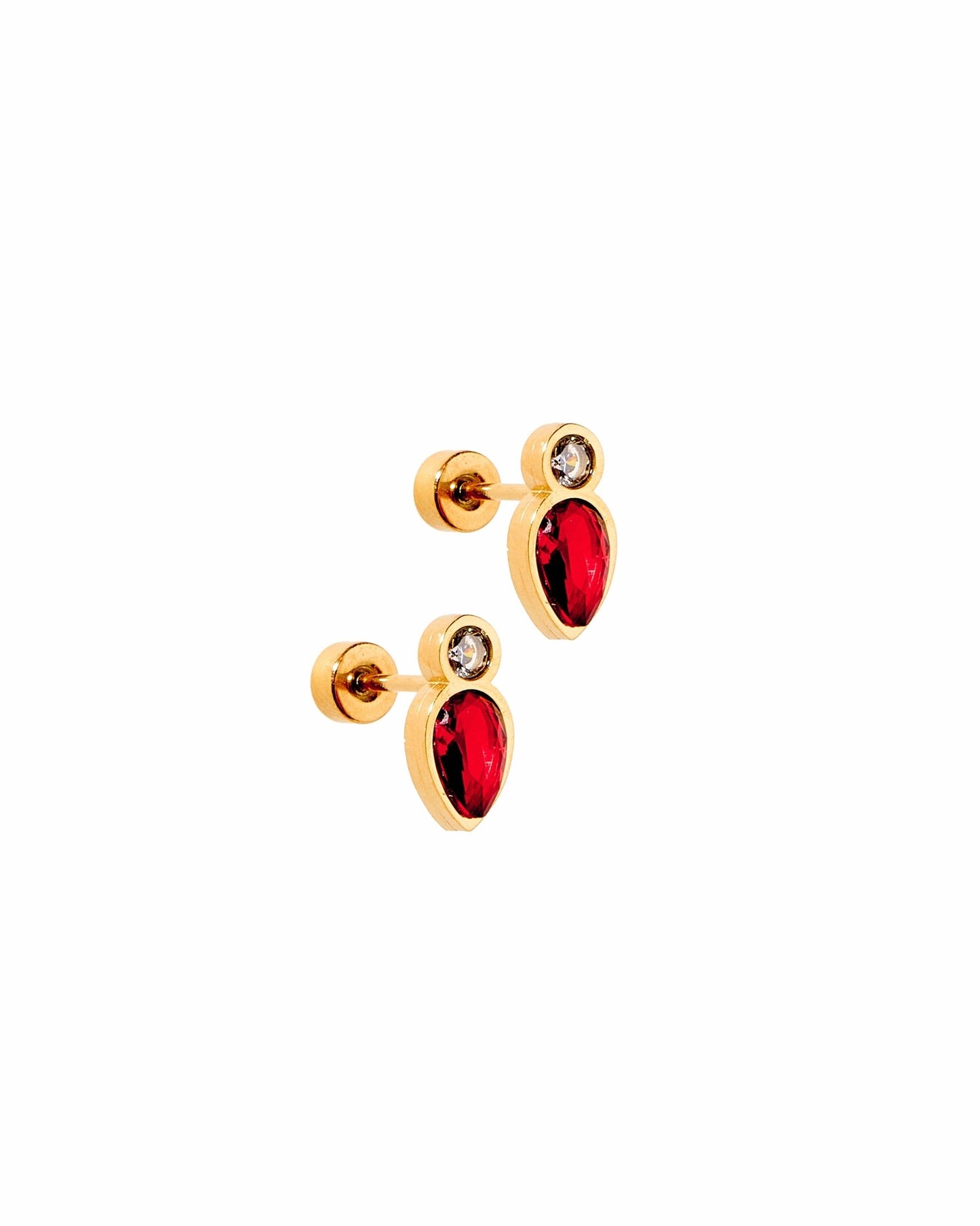 Screwback Stud Earrings - Starla Light - Shop LINNY CO