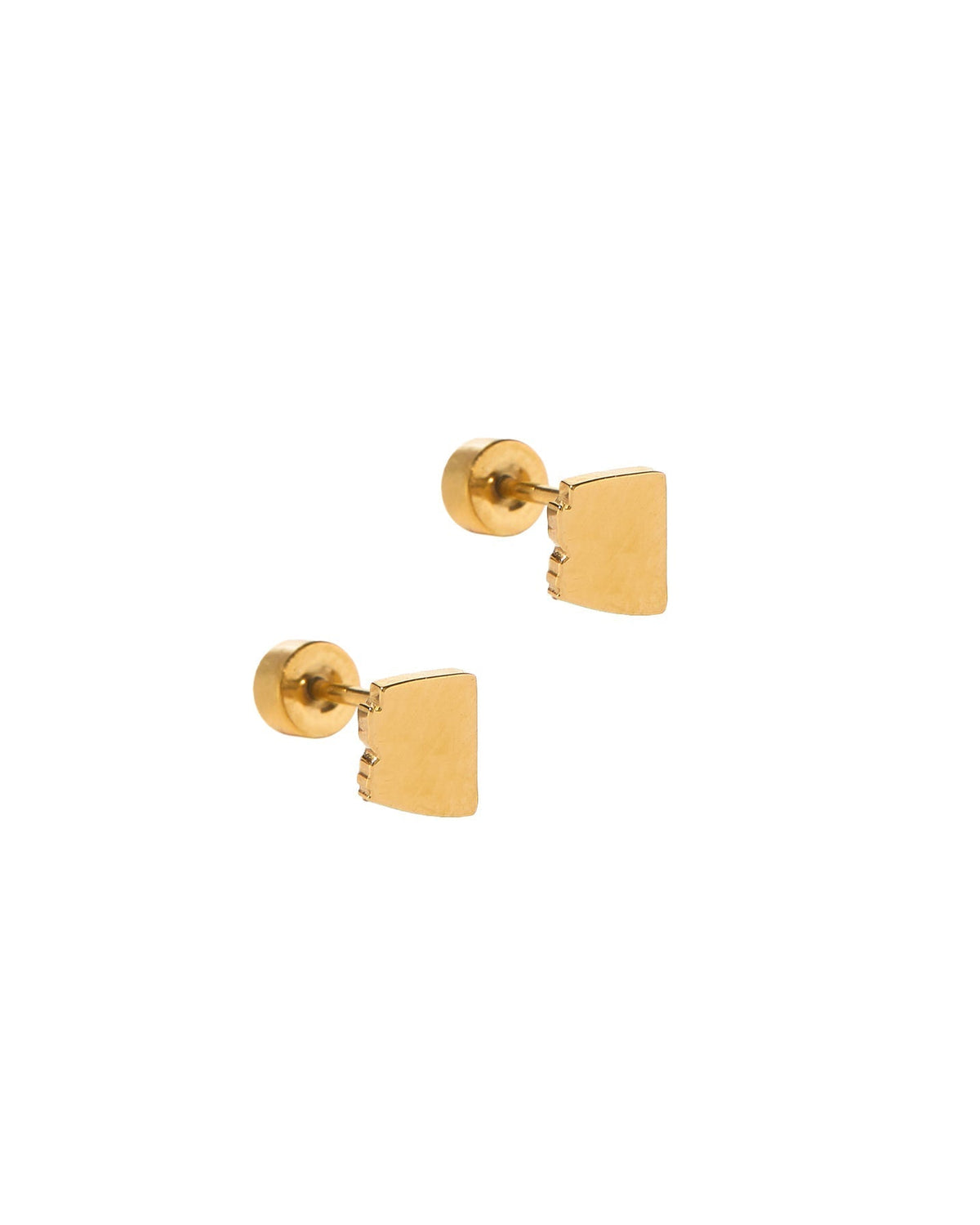 Screwback Stud Earrings - State of Arizona Gold - Shop LINNY CO