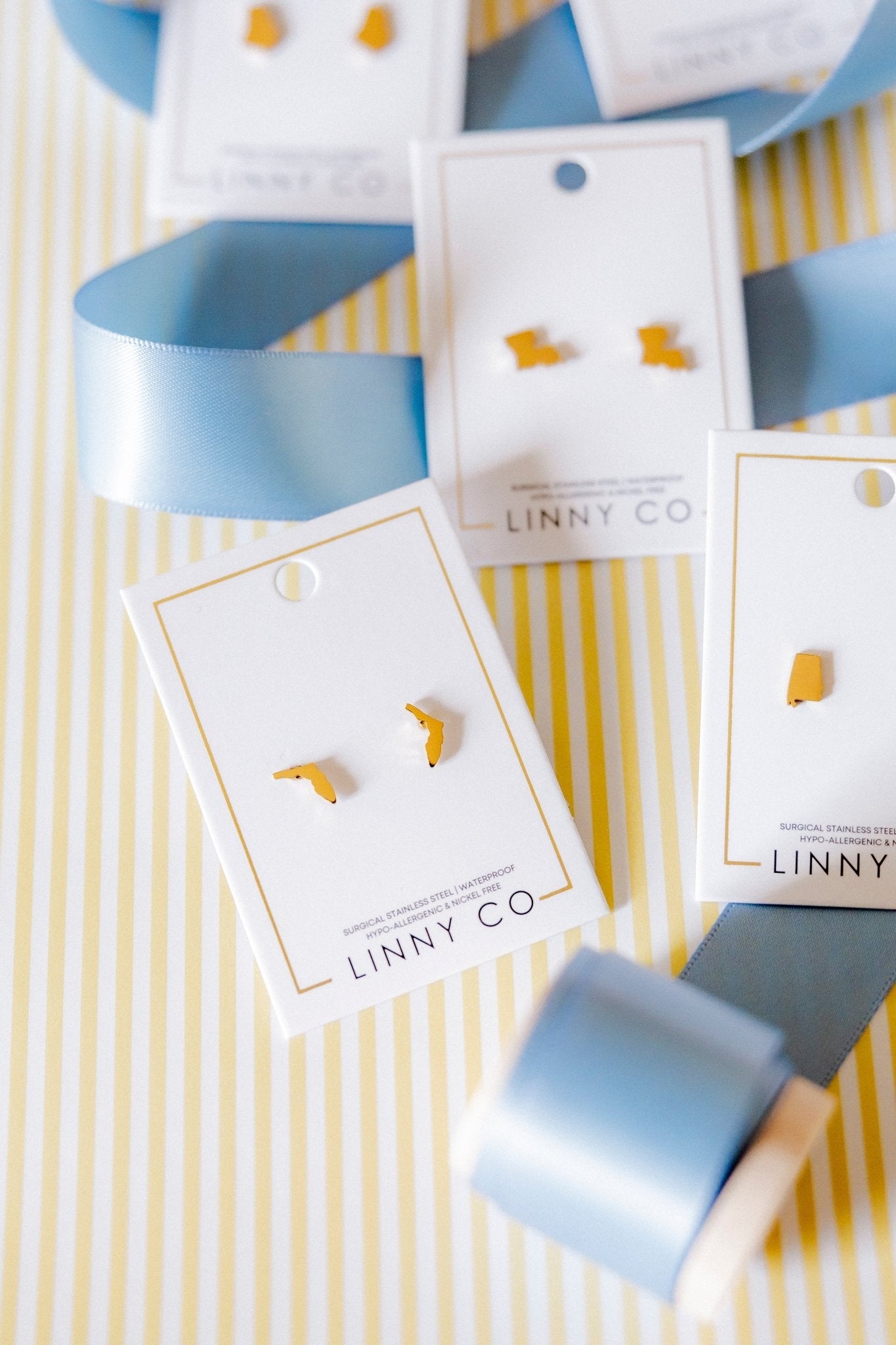 Screwback Stud Earrings - State of Florida - LINNY CO WholesaleStuds