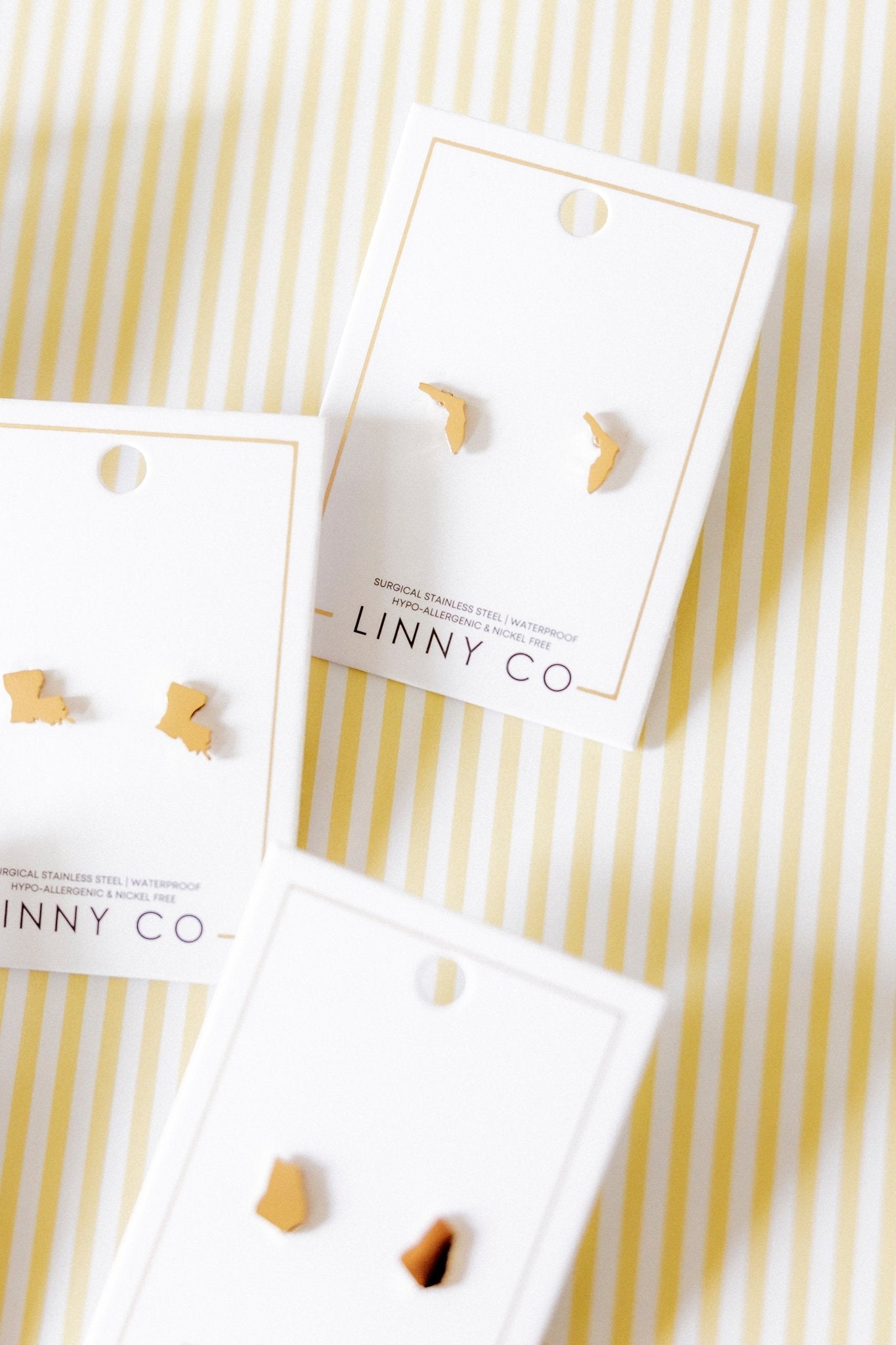 Screwback Stud Earrings - State of Florida - LINNY CO WholesaleStuds