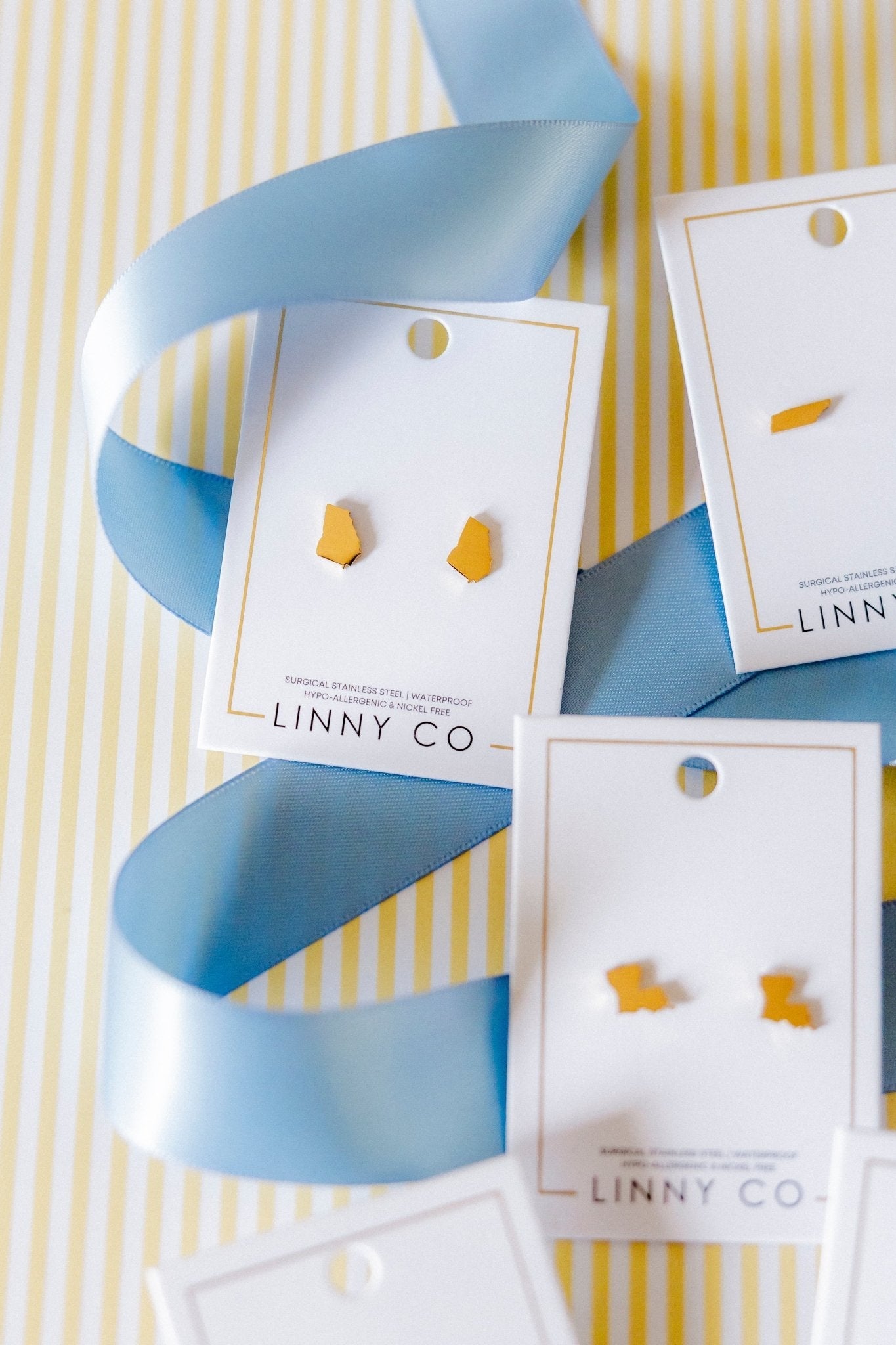 Screwback Stud Earrings - State of Georgia - LINNY CO WholesaleStuds