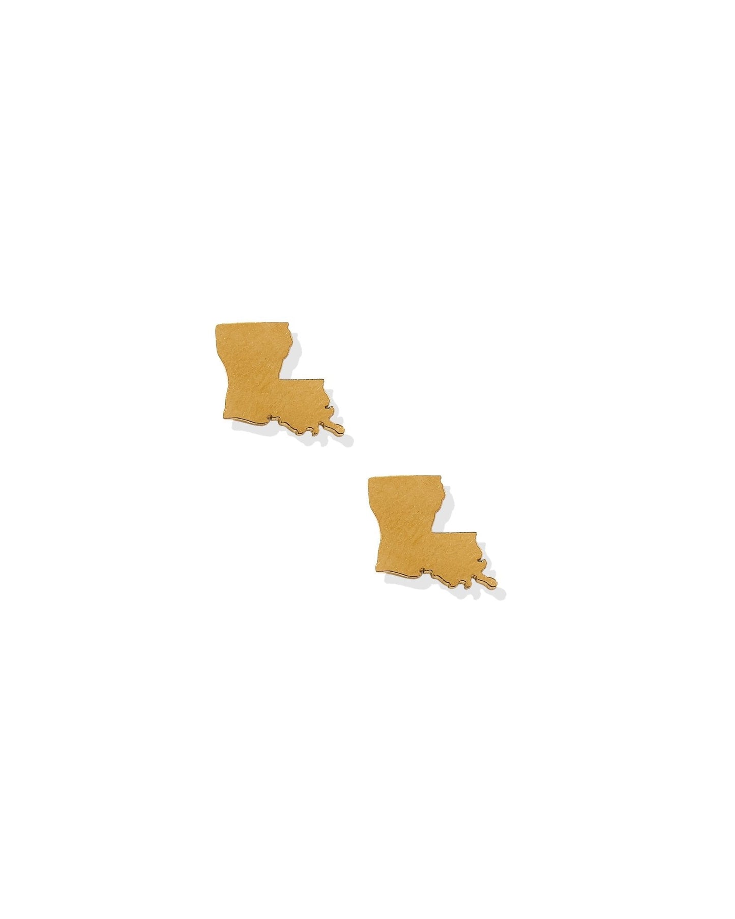 Screwback Stud Earrings - State of Louisiana - Shop LINNY CO
